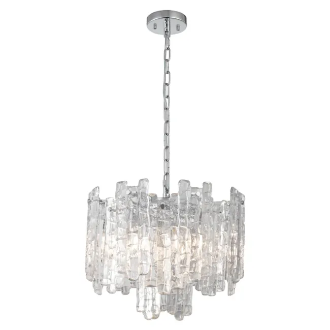 Cougar Lighting Riviera 5 Light Pendant Light in Chrome RIVI5PCHR