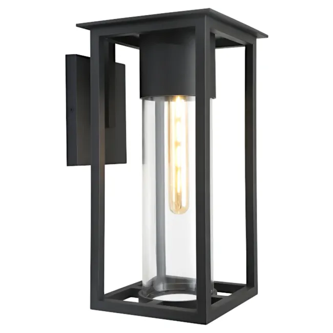Cougar Lighting Ryde Exterior Wall Light in Black RYDE1EBLK