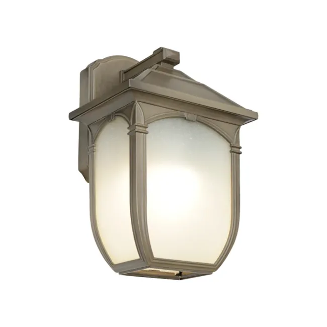 Cougar Lighting Tristan Small Exterior Wall Light in Old Bronze TRIS1ESMOBR