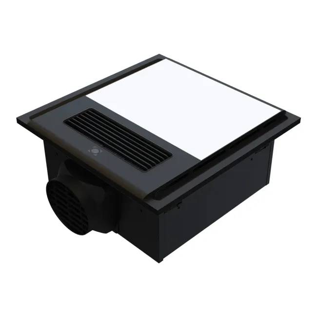 Domus Heatcore Bathroom 4 in 1 Heat, Fan, Light & Exhaust in Black