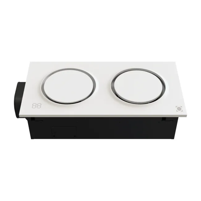Domus Infinity Bathroom 6 in 1 Heater, Exhaust, Fan, Dry Heat, Vent & Light in White