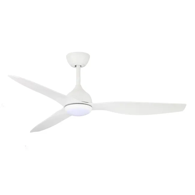 Eco Style DC 52" Ceiling Fan & LED Light in White by Fanco F4011-101