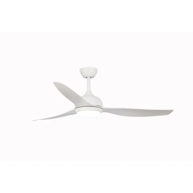 Eco Style DC 60" Ceiling Fan with LED Light in White by Fanco F4021-101