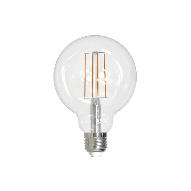 Eglo 7.5W Cool White LED E27 G95 Clear Globe 205951