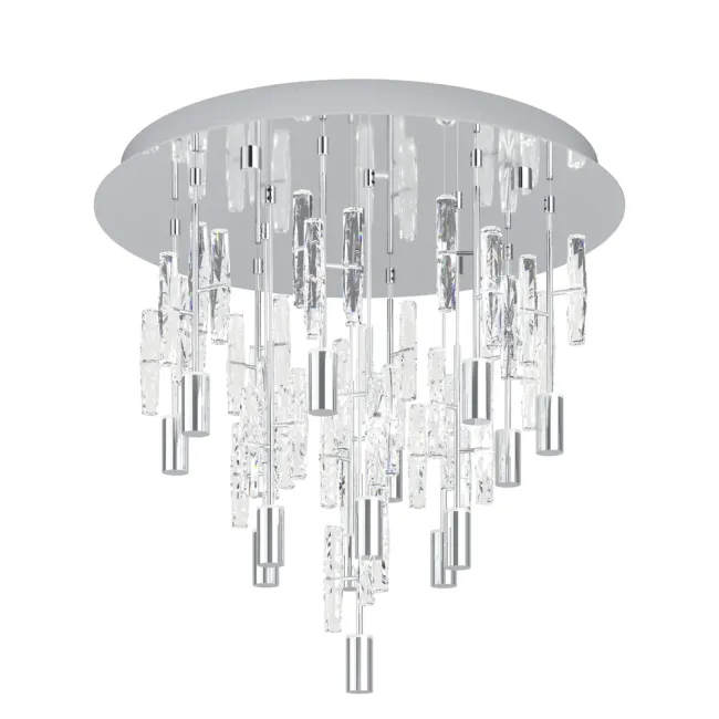 Eglo Alemdina 15 Light CTC Pendant Light in Chrome 390476