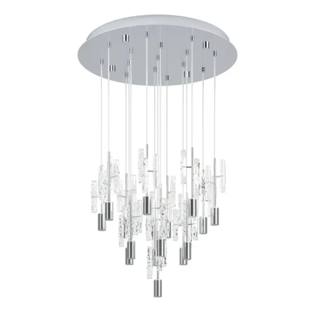 Eglo Alemdina 15 Light Pendant Light in Chrome 390477