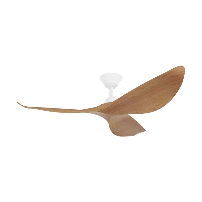 Eglo Cabarita 50" DC Ceiling Fan with Remote Control Matt White and Bamboo  204353