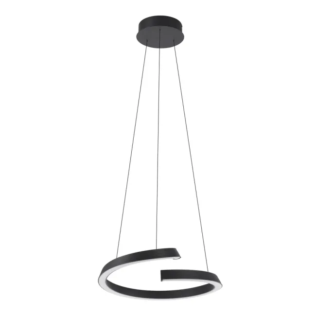 Eglo Lenora LED 550mm Pendant in Black 207911