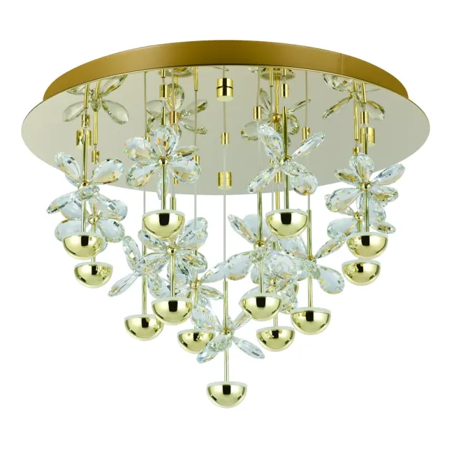 Eglo Pianopoli 3 15 Light CTC Pendant Light in Brass 390308