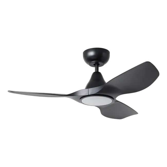 Eglo Surf 40" DC Ceiling Fan and LED Light in Black 20789302