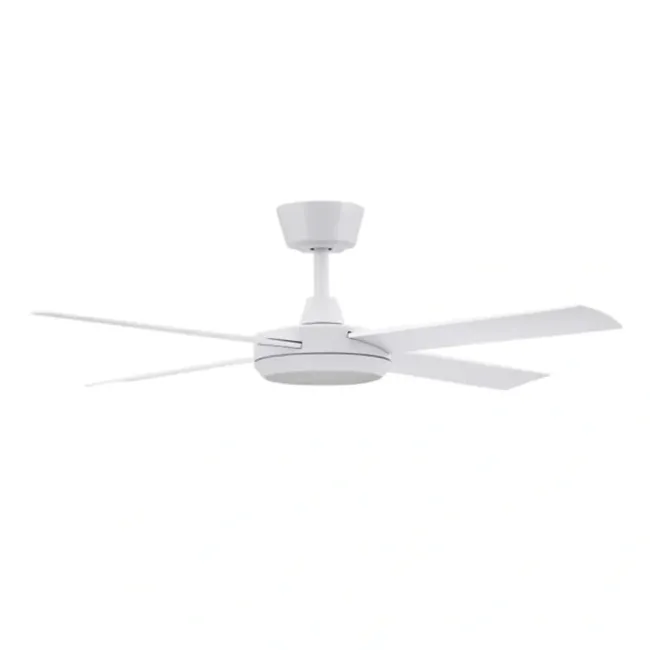 Fanco Eco Silent Pro 56" DC Ceiling Fan and LED Light in White F1141-101C