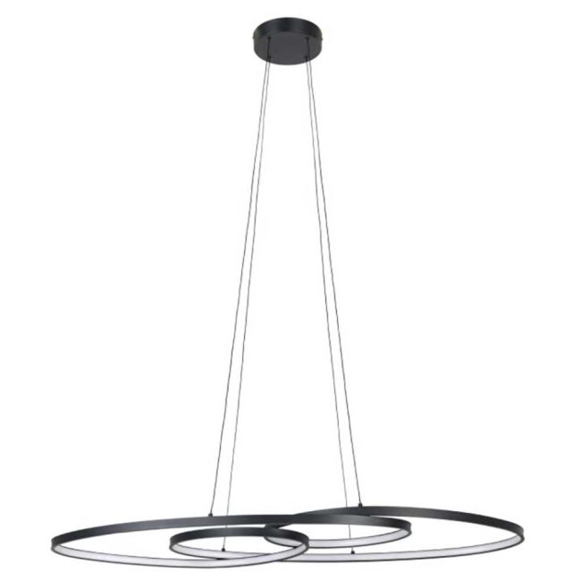 Gianella Black 38W CCT LED Pendant Light by Eglo