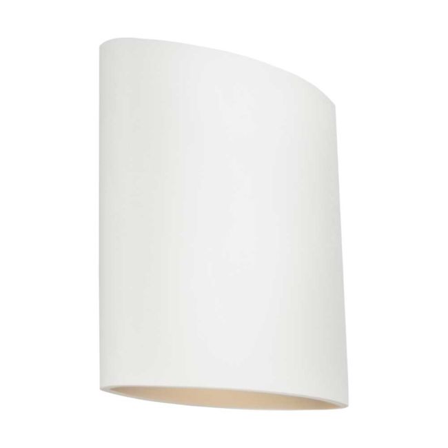 Herron White Exterior Wall Light by Cougar Lighting