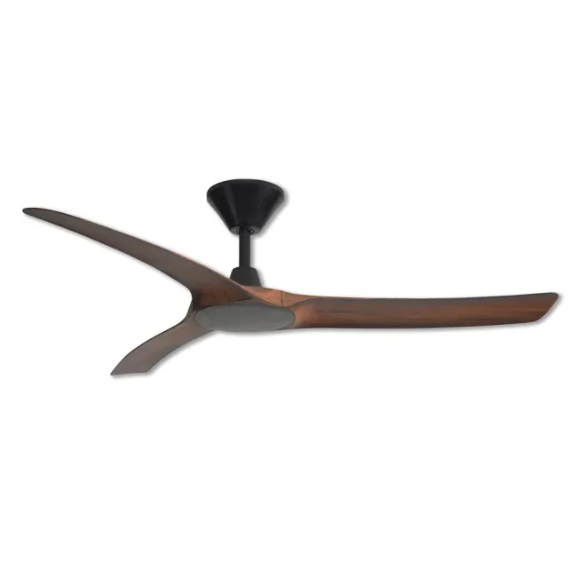 Hunter Pacific Aqua 3 52" IP66 DC Ceiling Fan in Black & Koa Blades AIP103