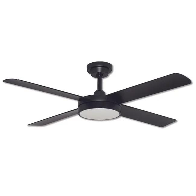 Hunter Pacific Pinnacle V2 52" DC Ceiling Fan and LED Light in Black PL2206
