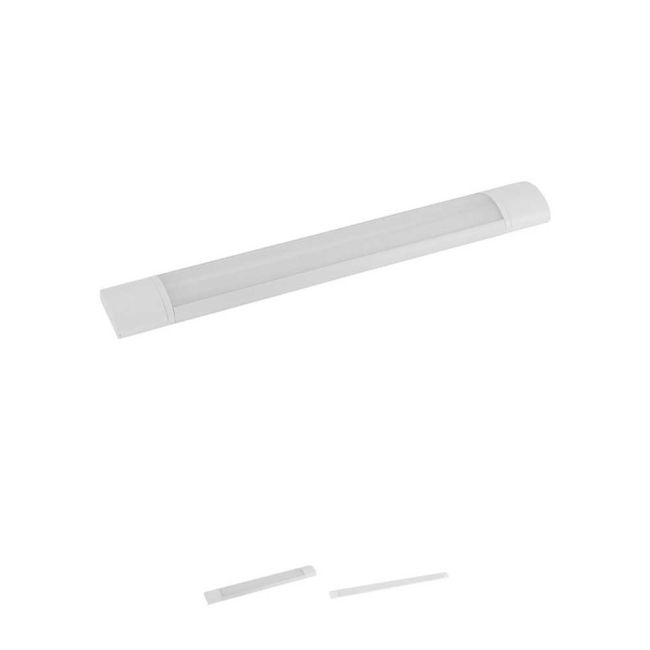 Lanky White LED Batten Narrow by Eglo