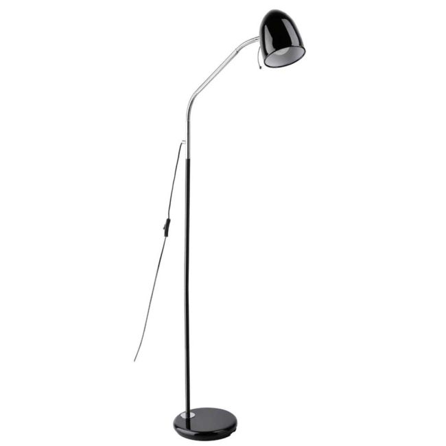 Lara Black E27 Floor Lamp by Eglo