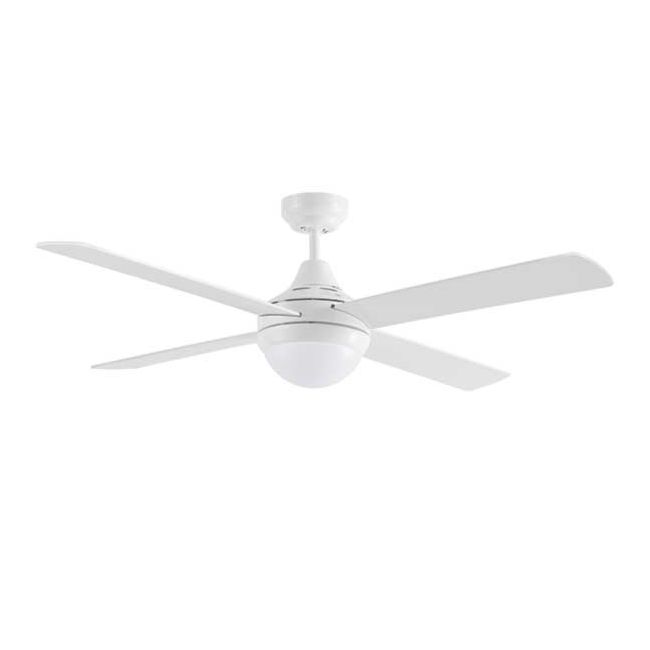 Link 48" AC Ceiling Fan with E27 Light in White by Martec FSL1244W