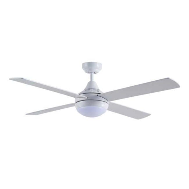 Link 48" AC Ceiling Fan with LED Light in White by Martec FSL1243W