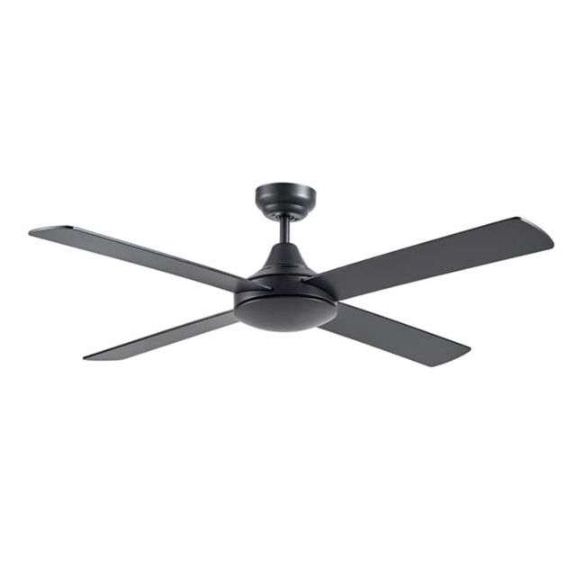 Link 48" DC Martec Remote Ceiling Fan in Matt Black FSLDC124MR