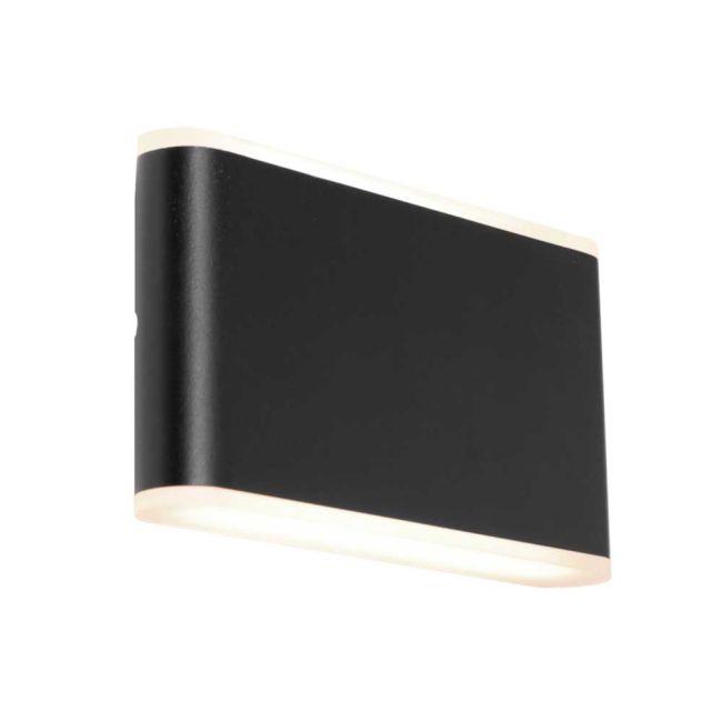 Madera Black Exterior Wall Light by Cougar Lighting