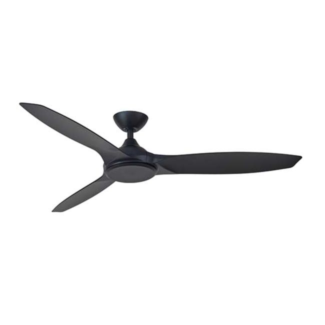 Newport 56" DC Martec Ceiling Fan in Matt Black MNF143MMR