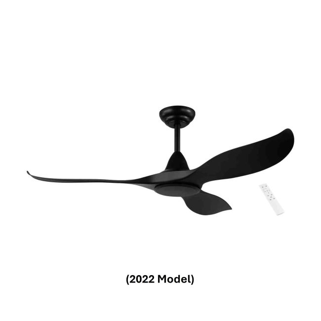 Noosa DC 52" Eglo Ceiling Fan Matt Black (2022 Model)