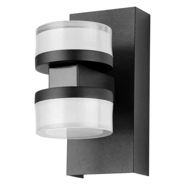 Romendo 2 Black LED Up and Down Wall Light by Eglo