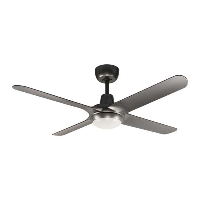 Spyda 50" AC 4 Blade Ventair Ceiling Fan with LED Light in Titanium SPY1254TI-L