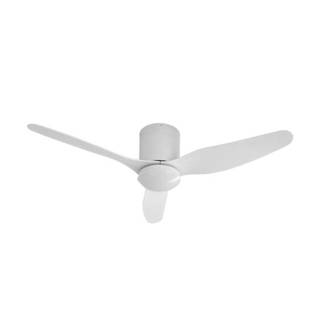 Studio DC 48" Ceiling Fan with LED Light in White by Fanco CFFCST2LWHSMR
