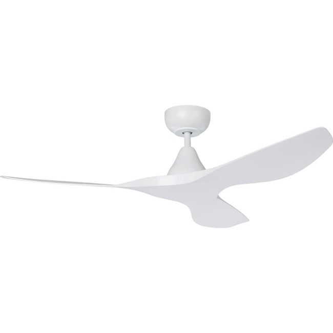 Surf 48" DC Ceiling Fan in White by Eglo 20549601