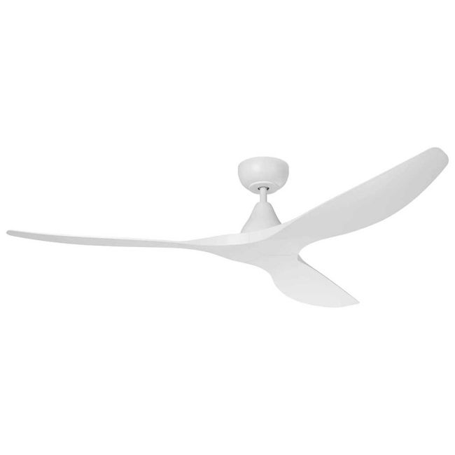 Surf 60" DC Ceiling Fan in White by Eglo 20550101