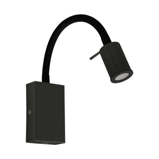 Tazzoli Black 3.5W LED Wall Light with USB Charger by Eglo