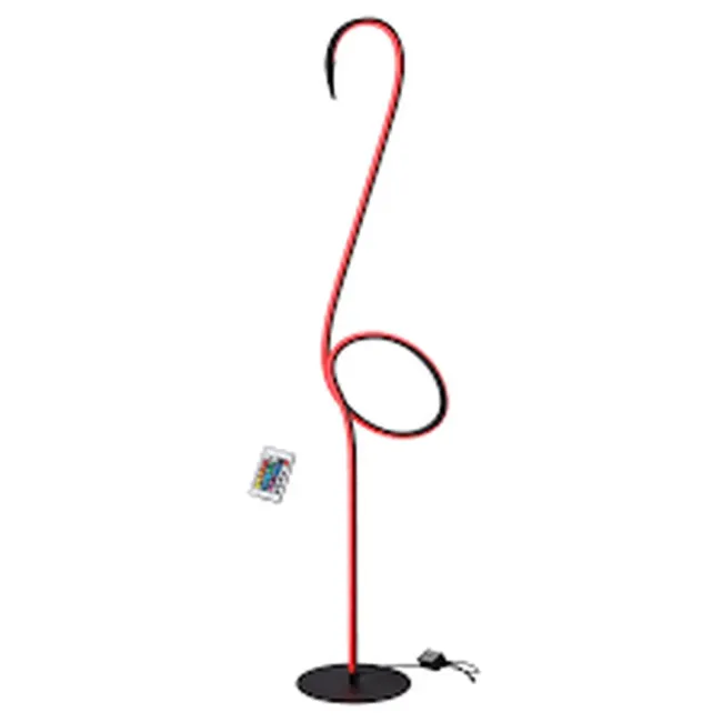 Telbix Roseus Flamingo RGB Floor Lamp ROSEUSFL-BK