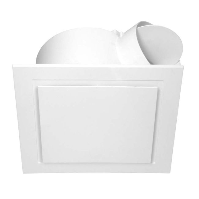 Ventair Airbus 200 Premium Quality Side Ducted Square Extra Low Profile Exhaust Fan White