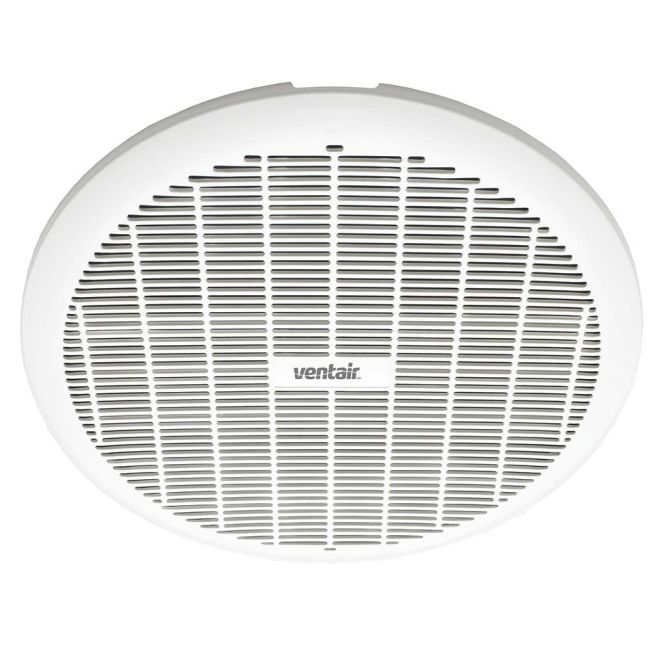 Ventair Gyro 200 Exhaust Fan Round White Grille